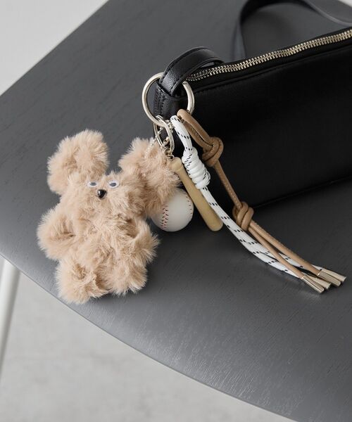 AMERICAN HOLIC（アメリカンホリック）の「ベースボール クマチャーム（チャーム・レディース・ベージュ・FREE）」の9枚目の写真