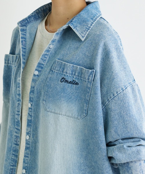 KAPITAL デニムシャツ 長袖 ライトブルー(袖手甲) KAPITAL デニムシャツ 長袖 ライトブルー(袖手甲) kapital ライト