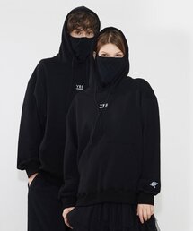 AOX（エーオーエックス）の「YES マスクフードパーカー（オーバーサイズフィット）マスクフード ブラック（パーカー）」