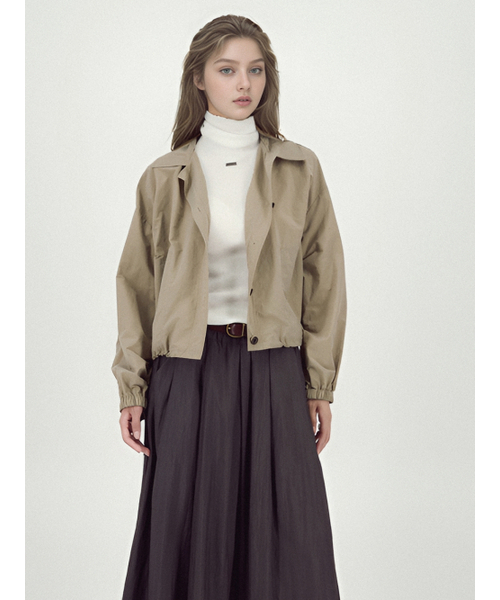 ACUD（アクド）の「Light Outer Shirt _Beige（ナイロンジャケット・レディース・Beige・FREE）」の4枚目の写真