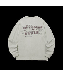 PRINTING PATCH PIGMENT LONG SLEEVES_KHAKI