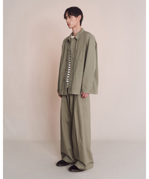 POKER FACE(ポーカーフェイス)の「WASHED FRENCH WORK JACKET BEIGE KHAKI(その他アウター・メンズ・その他・48/50)」の7枚目の写真