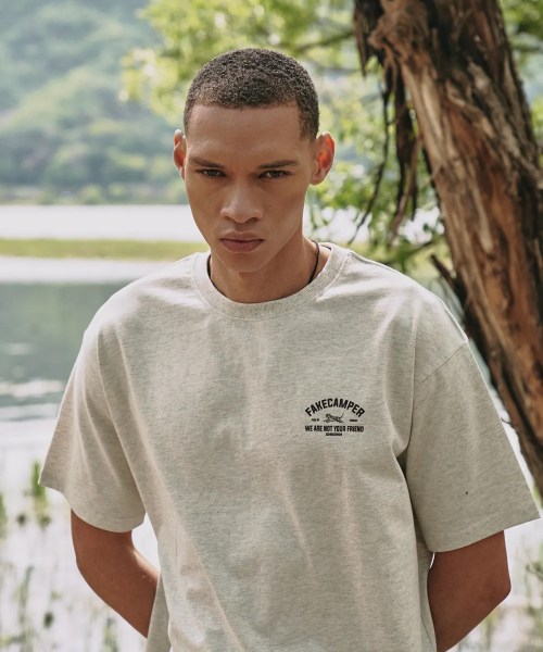 FAKE CAMPER（フェイクキャンパー）の「タイガーオリジナルヴィンテージ半袖Tシャツ [オートミール]（Tシャツ/カットソー・メンズ・オートミール・SMALL/MEDIUM/LARGE/X-LARGE/XX-LARGE）」の4枚目の写真