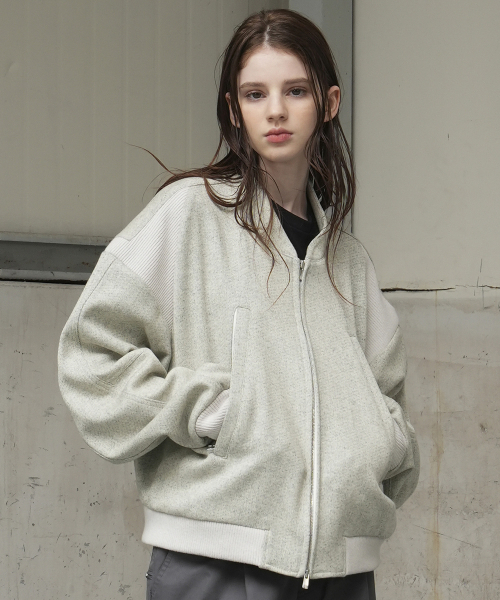 YIYAE(イーエ)の「Mild Bomber Jacket _ Owl Gray(ブルゾン・メンズ・その他・LARGE/MEDIUM)」の1枚目の写真
