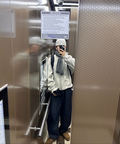 YIYAE(イーエ)の「Mild Bomber Jacket _ Owl Gray(ブルゾン・メンズ・その他・LARGE/MEDIUM)」の2枚目の写真