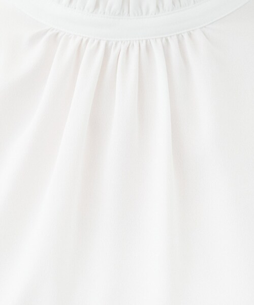 UNTITLED（アンタイトル）の「【セレモニー/定番人気】ハイネックフリル ブラウス（シャツ/ブラウス・レディース・ネイビー/ライトグレー/オフホワイト・00/01/02/03/04/44/46/48/50）」の8枚目の写真