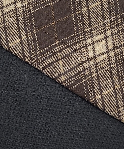 DAY CLOSET（デイ クローゼット）の「【ショート丈/ぺチパンツ付き】ハイウエストアーガイルチェックウール風ミニスカート レディース（スカート・レディース・グレー/ブラウン・S/M/L）」の19枚目の写真