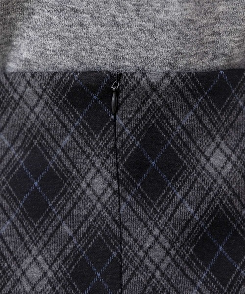 DAY CLOSET（デイ クローゼット）の「【ショート丈/ぺチパンツ付き】ハイウエストアーガイルチェックウール風ミニスカート レディース（スカート・レディース・グレー/ブラウン・S/M/L）」の20枚目の写真