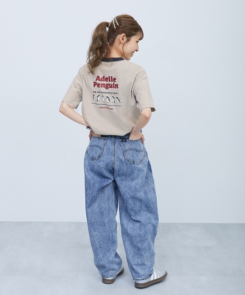 devirock（デビロック）の「綿100％ デビラボ 大人 プリント半袖Tシャツ（Tシャツ/カットソー・レディース・ホワイト系その他/グレー系その他/ピンク系その他/イエロー系その他/ブラック系その他2/ブラック系その他/ホワイト系その他2/グリーン系その他/グレー系その他2/グリーン系その他2・M/L/LL）」の12枚目の写真