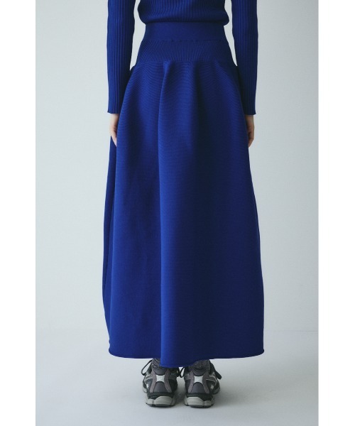 HeRIN.CYE（ヘリンドットサイ）の「Jersey volume knit skirt　　ジャージボリュームニットスカート（スカート・レディース・ブラック/ブルー/ライトグレー・FREE）」の14枚目の写真