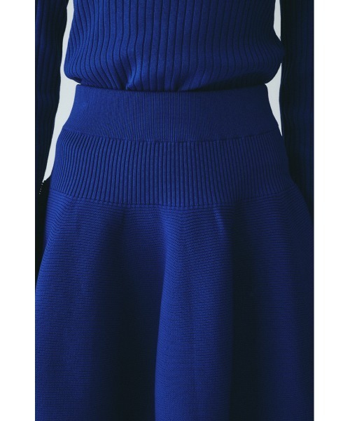 HeRIN.CYE（ヘリンドットサイ）の「Jersey volume knit skirt　　ジャージボリュームニットスカート（スカート・レディース・ブラック/ブルー/ライトグレー・FREE）」の16枚目の写真