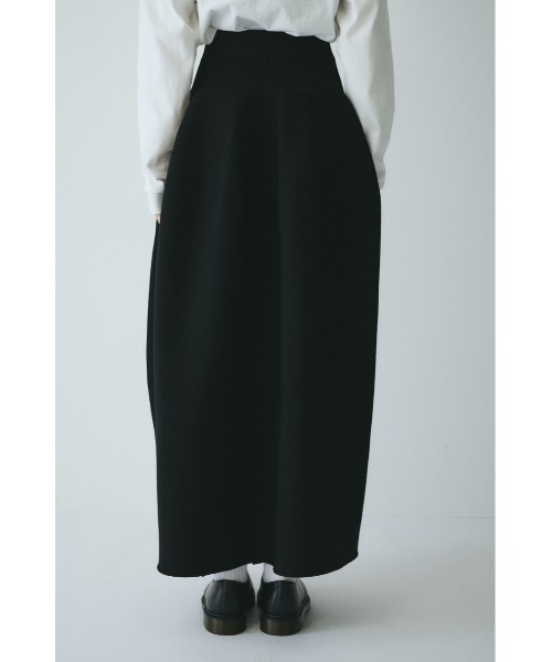 HeRIN.CYE（ヘリンドットサイ）の「Jersey volume knit skirt　　ジャージボリュームニットスカート（スカート・レディース・ブラック/ブルー/ライトグレー・FREE）」の8枚目の写真