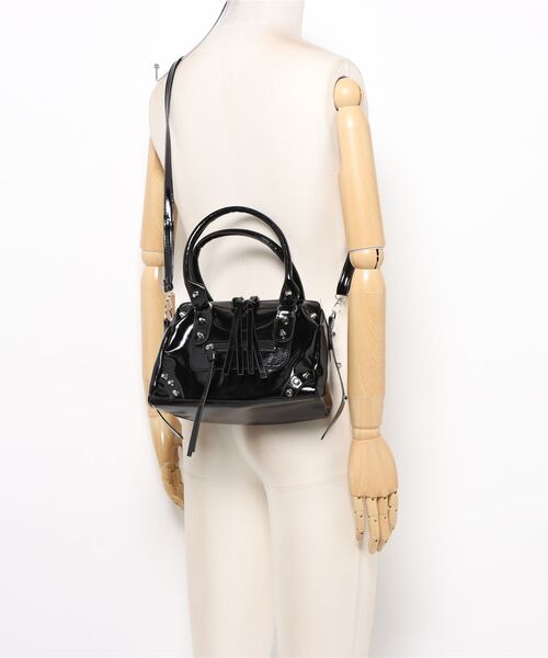 MASHIRO(マシロ)の「【MASHIRO】スタッズデザイン3WAYバッグミニポシェット Y2K 平成ギャル(MA/EK487)(ショルダーバッグ・レディース・レッド/ブラック/ホワイト・FREE)」の14枚目の写真
