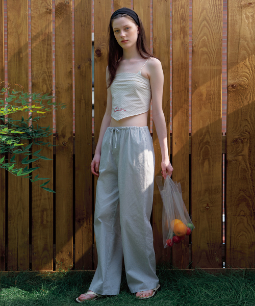 BUT'TON(ボッタン)の「Seersucker Band Pants (Ivory)(その他パンツ・レディース・その他・FREE)」の3枚目の写真