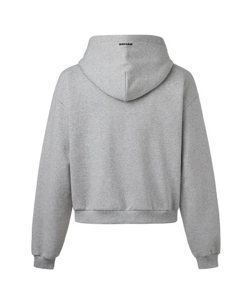 MIHAK(ミハク)の「メタルプレート起毛フードパーカージップアップ(GRAY)(ジャージ・メンズ・その他・1/2/3)」の13枚目の写真