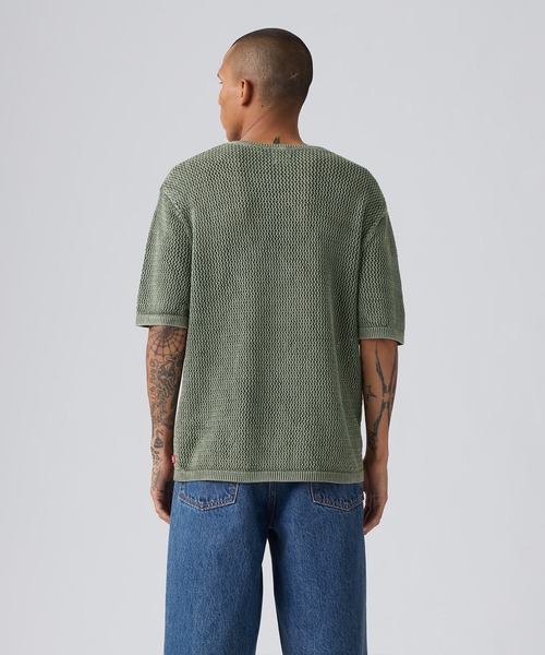 Levi's（リーバイス）の「Levi's/リーバイス STINSON ニットTシャツ（ニット/セーター・メンズ・カーキ・XL/L/M/S）」の8枚目の写真