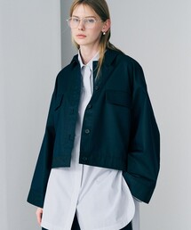 uncrave（アンクレイヴ）の「チノギャバジン ブルゾン（ステンカラーコート）」