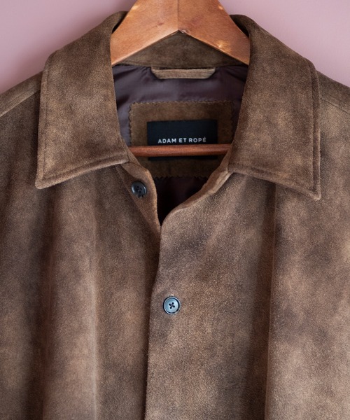 ヴィンテージ加工 ゴート スエード シャツ / シャツジャケット（シャツ