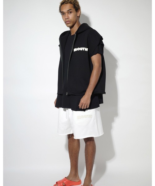 NISHIMOTO IS THE MOUTH(ニシモト イズ ザ マウス)の「WIDE ZIP N/S SWEAT HOODIE | NISHIMOTO IS THE MOUTH(パーカー・メンズ・ホワイト/ブラック・L/XL/(S/M))」の14枚目の写真