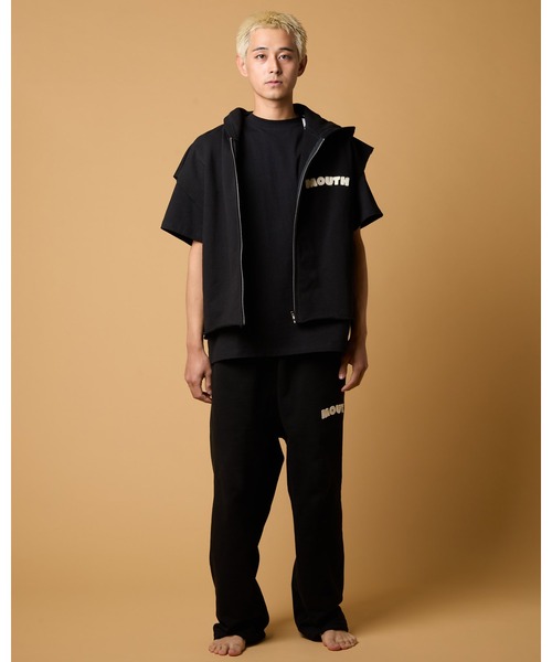 NISHIMOTO IS THE MOUTH(ニシモト イズ ザ マウス)の「WIDE ZIP N/S SWEAT HOODIE | NISHIMOTO IS THE MOUTH(パーカー・メンズ・ホワイト/ブラック・L/XL/(S/M))」の17枚目の写真