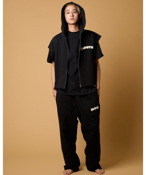 NISHIMOTO IS THE MOUTH(ニシモト イズ ザ マウス)の「WIDE ZIP N/S SWEAT HOODIE | NISHIMOTO IS THE MOUTH(パーカー・メンズ・ホワイト/ブラック・L/XL/(S/M))」の18枚目の写真