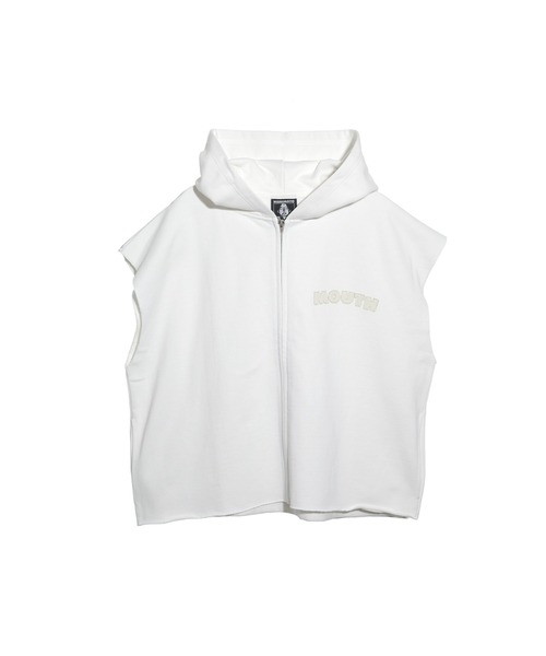 NISHIMOTO IS THE MOUTH(ニシモト イズ ザ マウス)の「WIDE ZIP N/S SWEAT HOODIE | NISHIMOTO IS THE MOUTH(パーカー・メンズ・ホワイト/ブラック・L/XL/(S/M))」の20枚目の写真