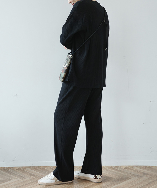 JOURNAL STANDARD LUXE（ジャーナルスタンダード　ラックス）の「ランダムテレコ プルオーバー（Tシャツ/カットソー・レディース・アイボリー/ブラック/グレー・FREE）」の6枚目の写真