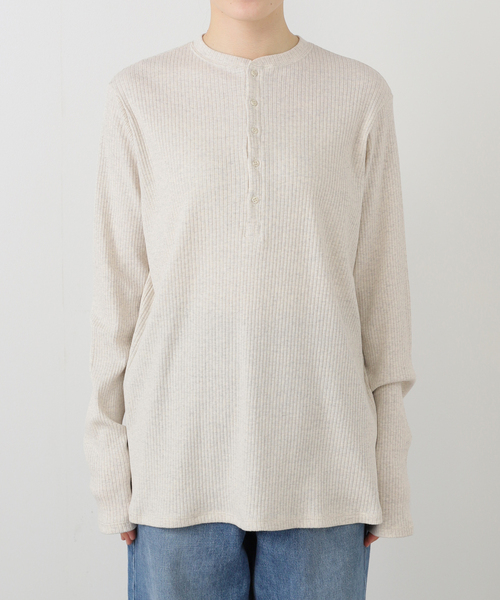 JOURNAL STANDARD LUXE（ジャーナルスタンダード　ラックス）の「ランダムテレコ プルオーバー（Tシャツ/カットソー・レディース・アイボリー/ブラック/グレー・FREE）」の21枚目の写真