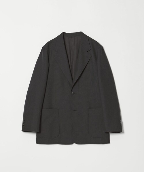 Steven Alan(スティーブンアラン)の「<Steven Alan> ウール オックスフォード シングルブレステッド 2B ジャケット(テーラードジャケット・メンズ・ブラック・XL/L/M/S)」の1枚目の写真