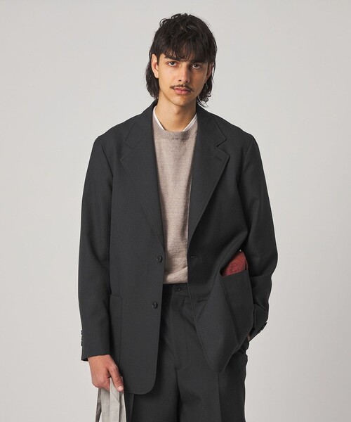 Steven Alan(スティーブンアラン)の「<Steven Alan> ウール オックスフォード シングルブレステッド 2B ジャケット(テーラードジャケット・メンズ・ブラック・XL/L/M/S)」の20枚目の写真