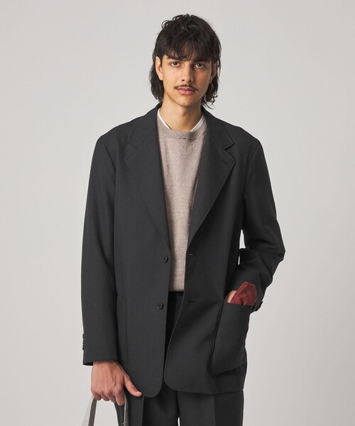 Steven Alan(スティーブンアラン)の「<Steven Alan> ウール オックスフォード シングルブレステッド 2B ジャケット(テーラードジャケット・メンズ・ブラック・XL/L/M/S)」の11枚目の写真