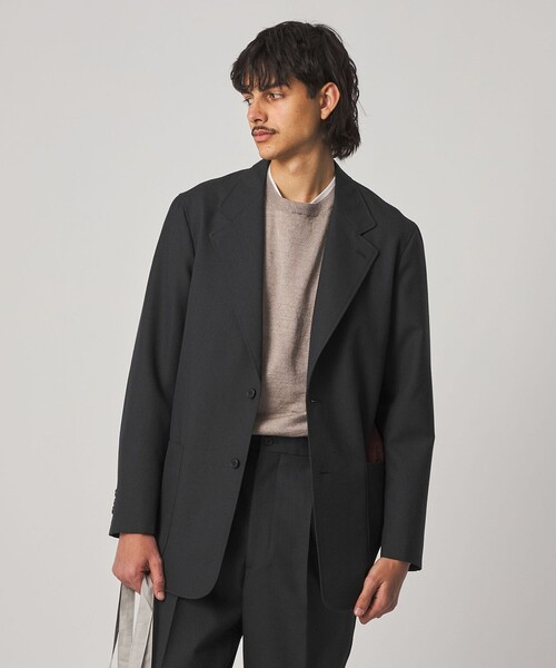 Steven Alan(スティーブンアラン)の「<Steven Alan> ウール オックスフォード シングルブレステッド 2B ジャケット(テーラードジャケット・メンズ・ブラック・XL/L/M/S)」の12枚目の写真