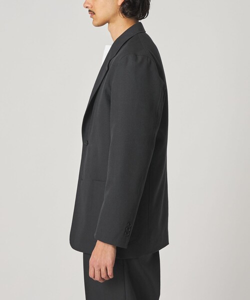 Steven Alan(スティーブンアラン)の「<Steven Alan> ウール オックスフォード シングルブレステッド 2B ジャケット(テーラードジャケット・メンズ・ブラック・XL/L/M/S)」の2枚目の写真