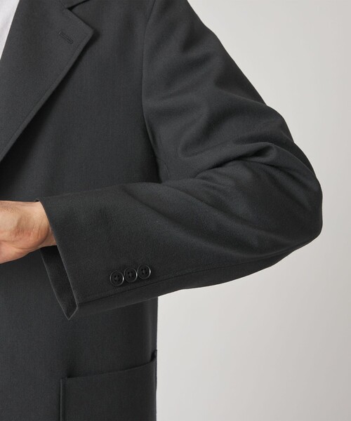 Steven Alan(スティーブンアラン)の「<Steven Alan> ウール オックスフォード シングルブレステッド 2B ジャケット(テーラードジャケット・メンズ・ブラック・XL/L/M/S)」の5枚目の写真