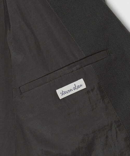 Steven Alan(スティーブンアラン)の「<Steven Alan> ウール オックスフォード シングルブレステッド 2B ジャケット(テーラードジャケット・メンズ・ブラック・XL/L/M/S)」の15枚目の写真