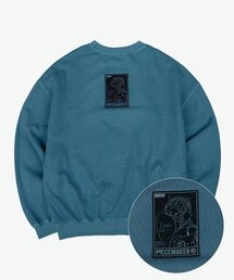 PIECEMAKER（ピースメーカー）の「PIGMENT REVERSIBLE SWEAT SHIRTS (GREEN)（スウェット）」