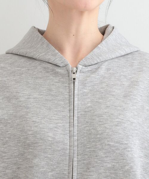 SHOO・LA・RUE（シューラルー）の「【セットアップ可/S-LL/なめらかタッチ】ZIPパーカ（パーカー・レディース・アイボリー/ブラウン系その他/グレー・01/02/03/04）」の19枚目の写真