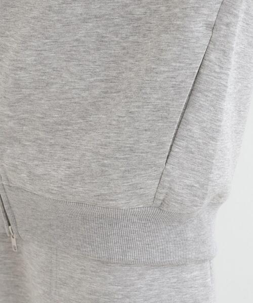 SHOO・LA・RUE（シューラルー）の「【セットアップ可/S-LL/なめらかタッチ】ZIPパーカ（パーカー・レディース・アイボリー/ブラウン系その他/グレー・01/02/03/04）」の22枚目の写真