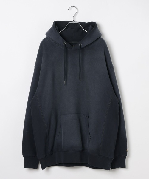 BAYFLOW（ベイフロー）の「HUG FITスウェットフーディー（パーカー・メンズ・チャコール/ピンク・MEDIUM/LARGE）」の5枚目の写真