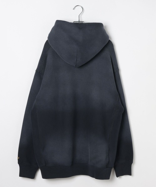 BAYFLOW（ベイフロー）の「HUG FITスウェットフーディー（パーカー・メンズ・チャコール/ピンク・MEDIUM/LARGE）」の9枚目の写真