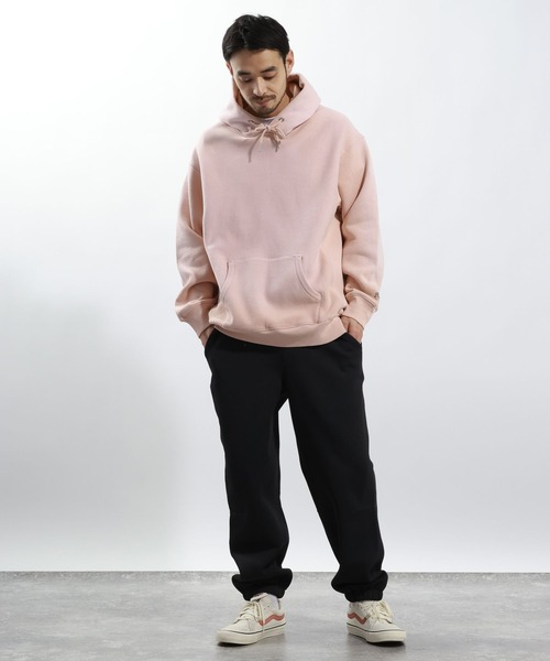 BAYFLOW（ベイフロー）の「HUG FITスウェットフーディー（パーカー・メンズ・チャコール/ピンク・MEDIUM/LARGE）」の18枚目の写真