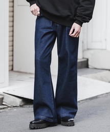 Rocky Monroe | ルーズシルエットセミフレアワイドデニムパンツ(デニムパンツ)