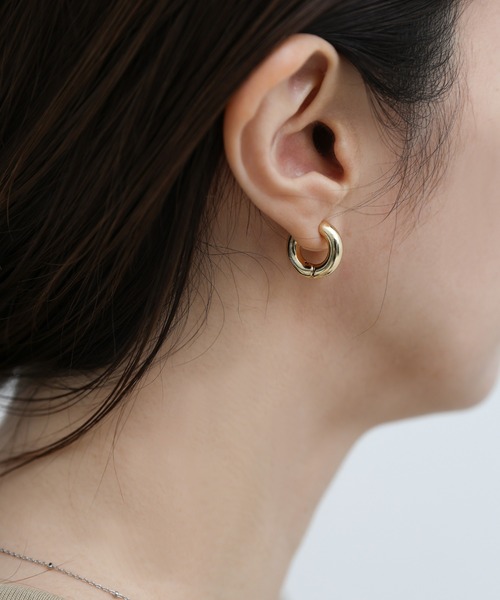 select MOCA（セレクトモカ）の「クリップフープイヤリング（イヤリング・レディース・シルバー/ゴールド・FREE）」の6枚目の写真