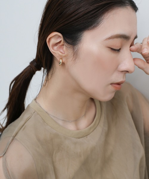 select MOCA（セレクトモカ）の「クリップフープイヤリング（イヤリング・レディース・シルバー/ゴールド・FREE）」の7枚目の写真