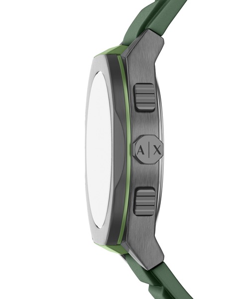 ARMANI EXCHANGE(アルマーニエクスチェンジ)の「アルマーニ・エクスチェンジ 腕時計 メンズ アナログ シリコン AX4292(アナログ腕時計・メンズ・グリーン・FREE)」の4枚目の写真
