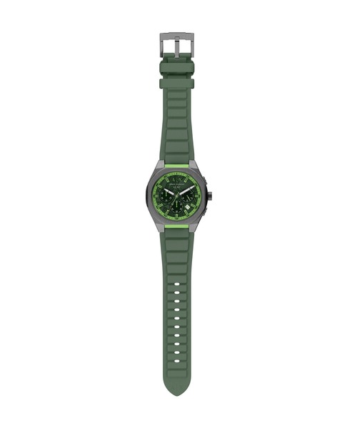 ARMANI EXCHANGE(アルマーニエクスチェンジ)の「アルマーニ・エクスチェンジ 腕時計 メンズ アナログ シリコン AX4292(アナログ腕時計・メンズ・グリーン・FREE)」の6枚目の写真