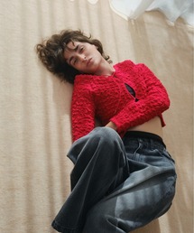 emmi | 2wayシャーリングブラウス(カーディガン/ボレロ)