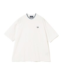 BEAMS | FRED PERRY / 【別注】オーバーサイズ ティップライン ピケ Tシャツ(Tシャツ/カットソー)