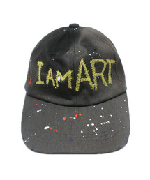 RUNDS（ランディエス）の「アイアムアート ボールキャップ (イエロー)（キャップ）」