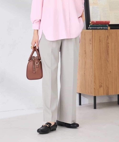 a.v.v（アーヴェヴェ）の「［支持率NO.1/イージーケア］イージーワイドパンツ（その他パンツ・レディース・カーキ/ブラック/ブルー/グレー・34/38/36/40/42）」の15枚目の写真